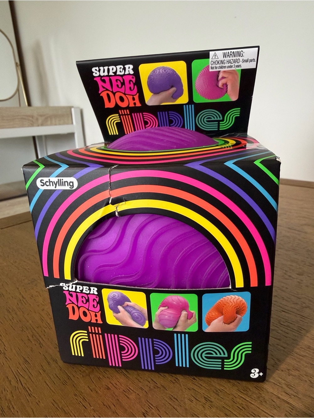 Super NeeDoh Ripples -  Purple!